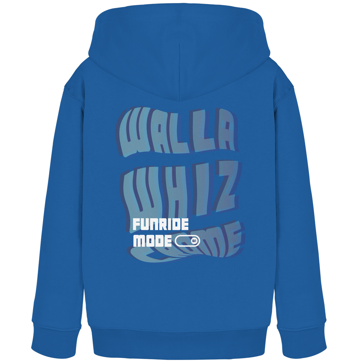 Funride Mode On, Blue - Kids Organic Hoodie