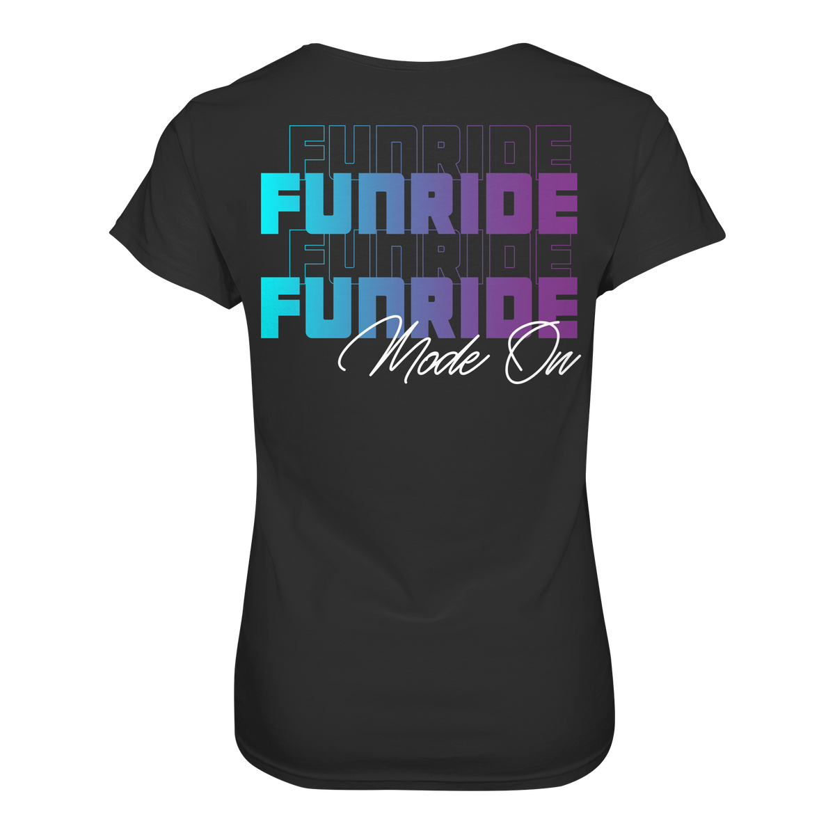 Funride Funride, Schwarz - Ladies Organic Shirt