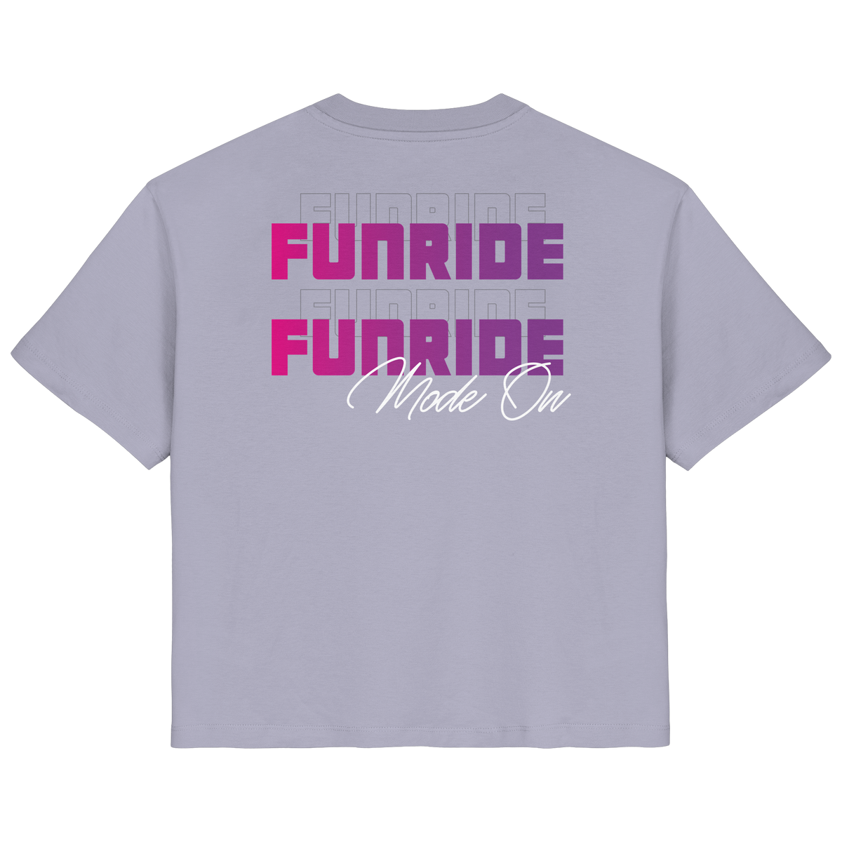 Funride Funride, Purple - Ladies Organic Shirt