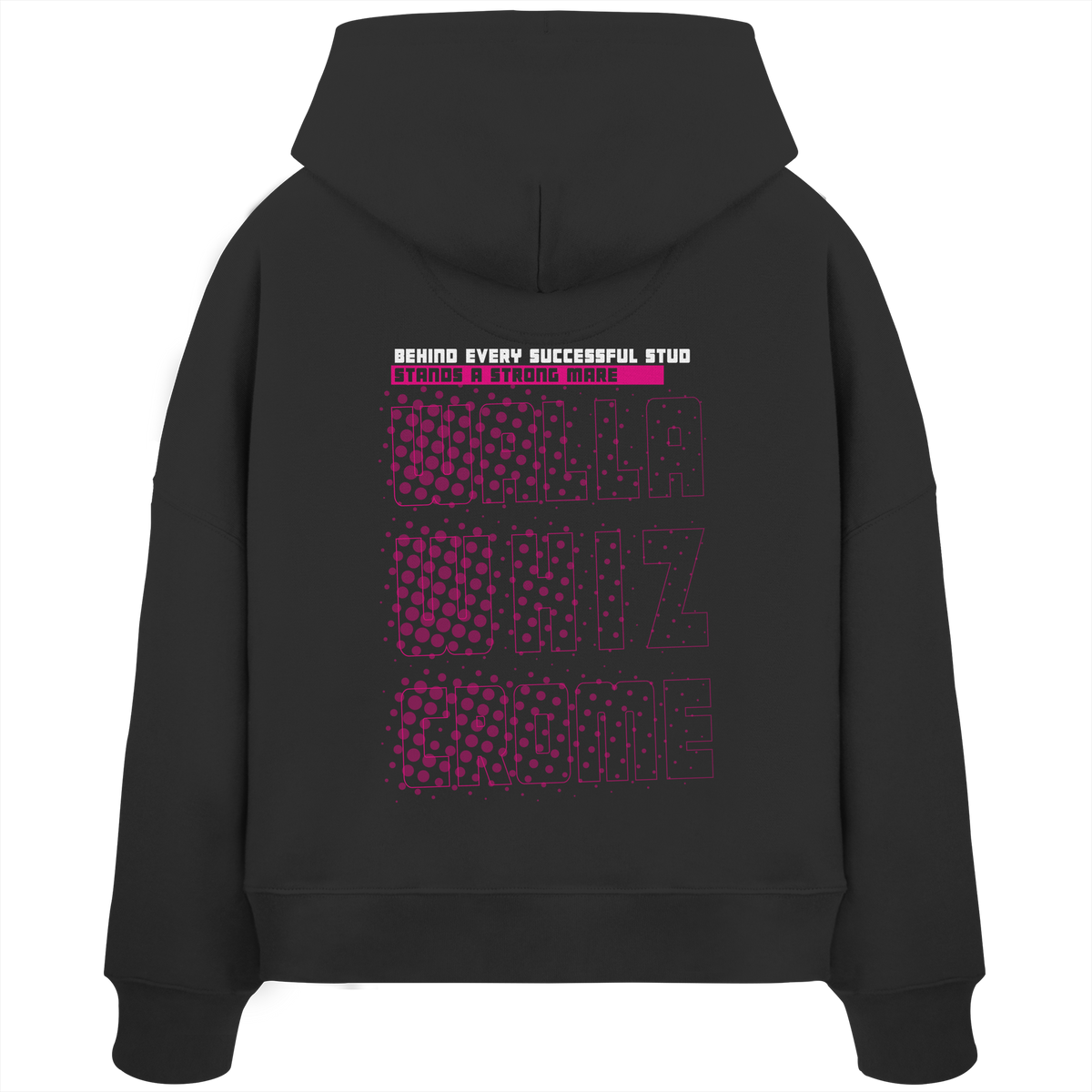 Strong Mare Pink - Women's Organic Boxcut Hoodie