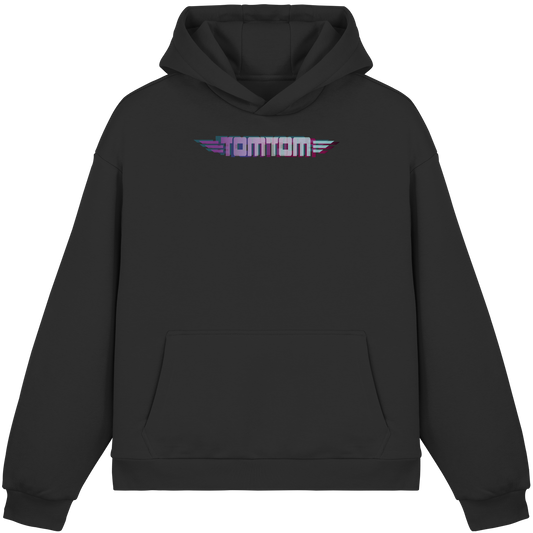 Funride Mode On, Black - Fluffy Boxcut Hoodie