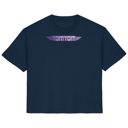 Funride Mode On, Navy - Ladies Organic Shirt