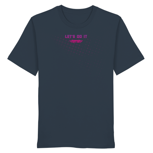 Let's Do It, Dots Navy - Organic Shirt