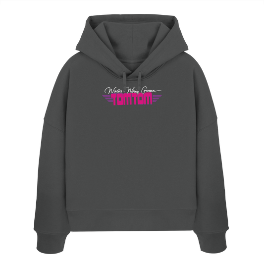 Enjoy the Ride, Pink - Women's Organic Boxcut Hoodie