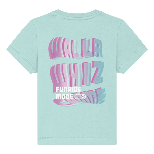 Funride Mode On, Mint - Baby Organic Shirt