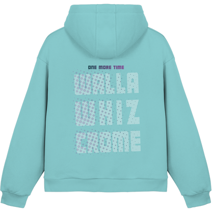 Let's Do It, Dots Cyan - Fluffy Boxcut Hoodie