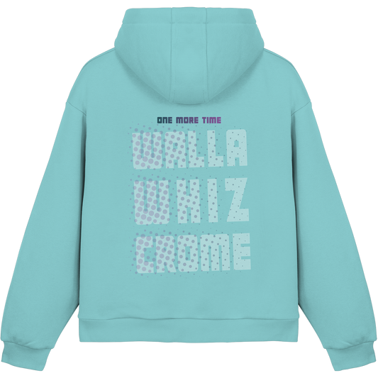 Let's Do It, Dots Cyan - Fluffy Boxcut Hoodie