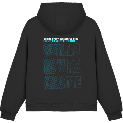 Strong Mare Petrol - Fluffy Boxcut Hoodie