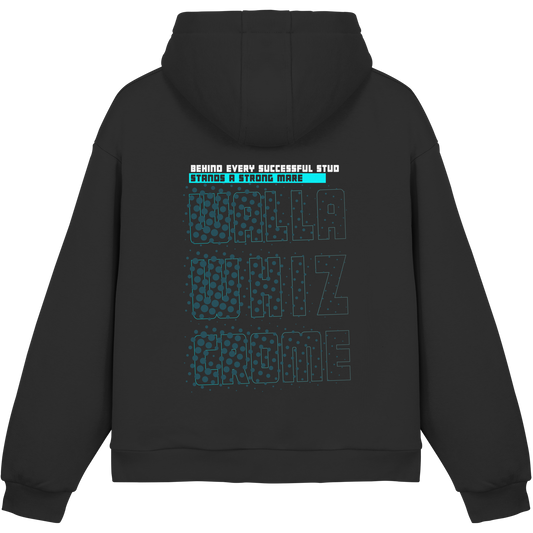 Strong Mare Petrol - Fluffy Boxcut Hoodie