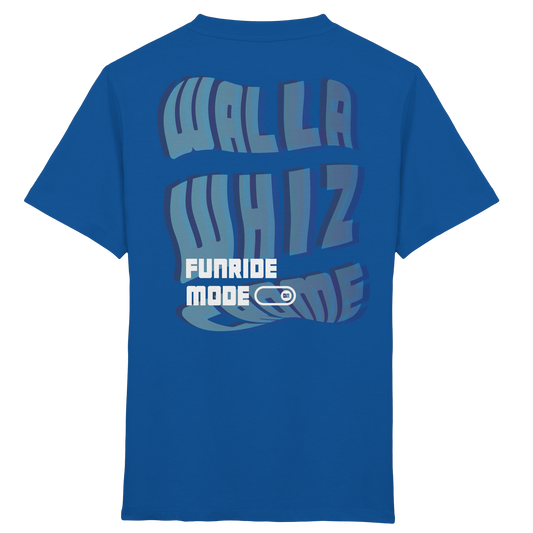 Funride Mode On, Blue - Kids Organic Shirt
