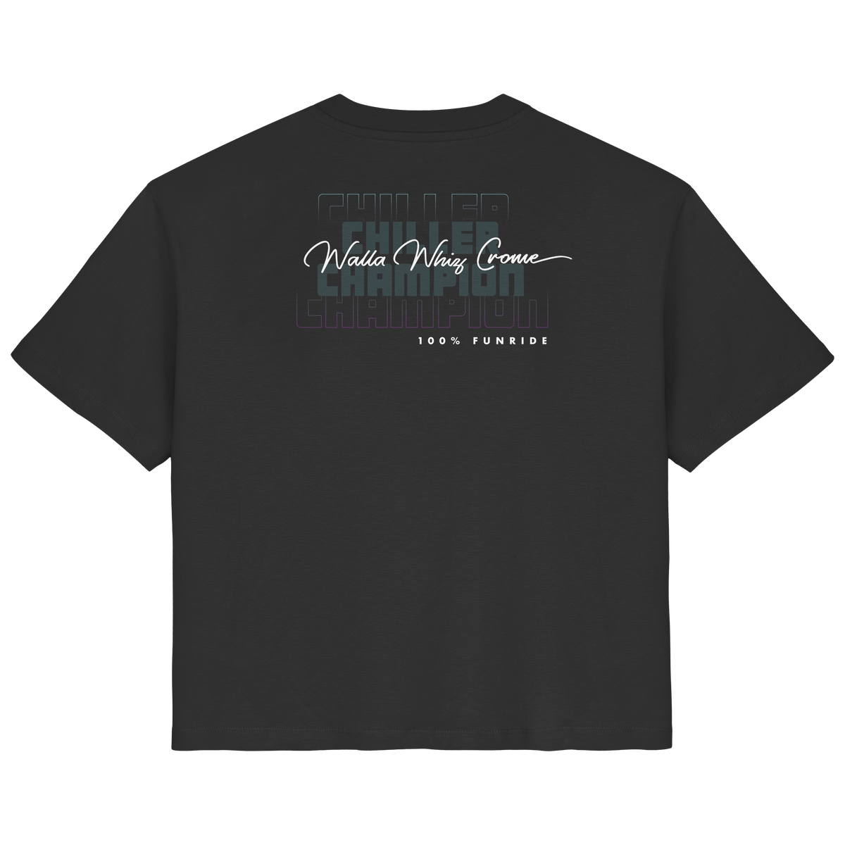 Chiller & Champion, Black - Ladies Organic Shirt