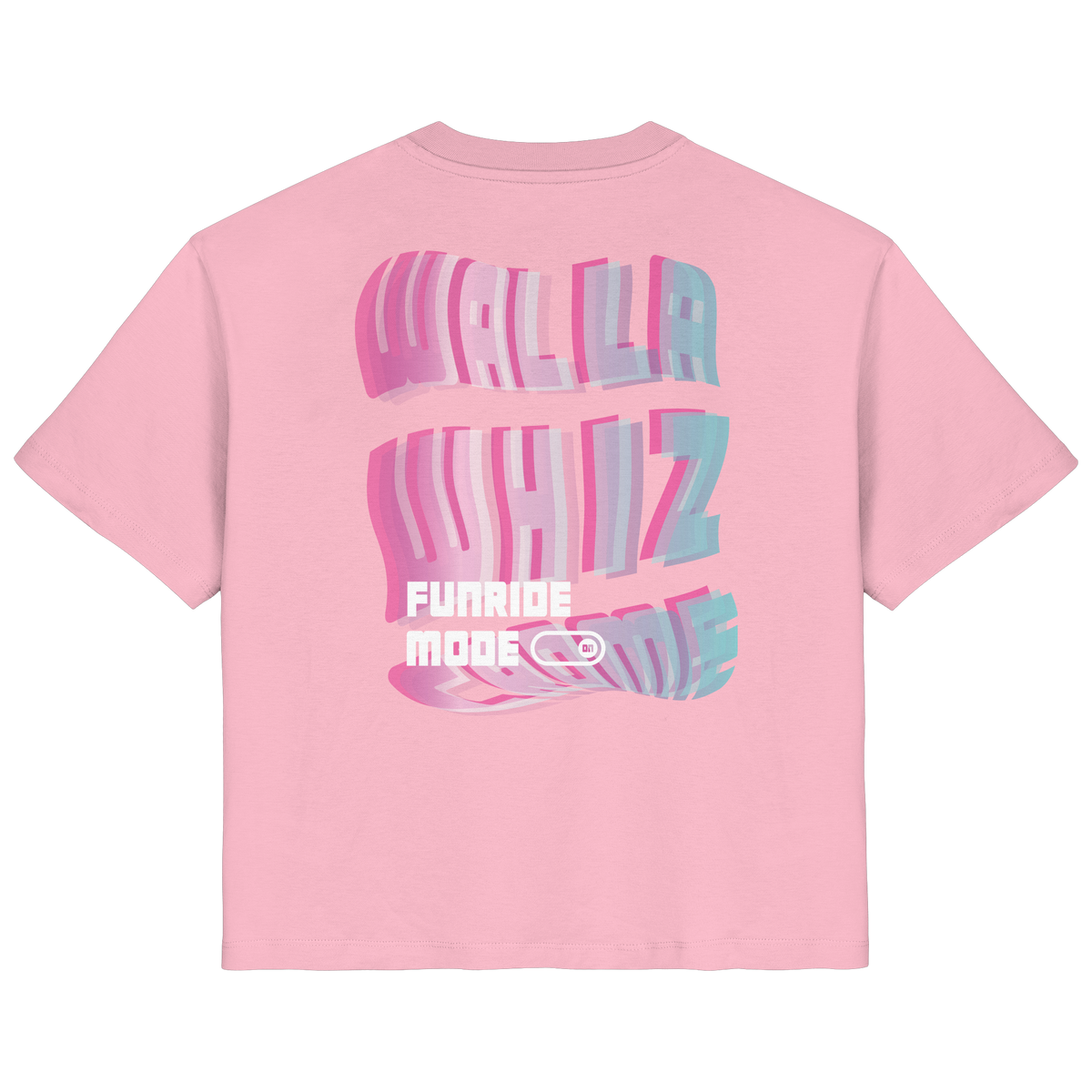 Funride Mode On, Rosa - Ladies Organic Shirt