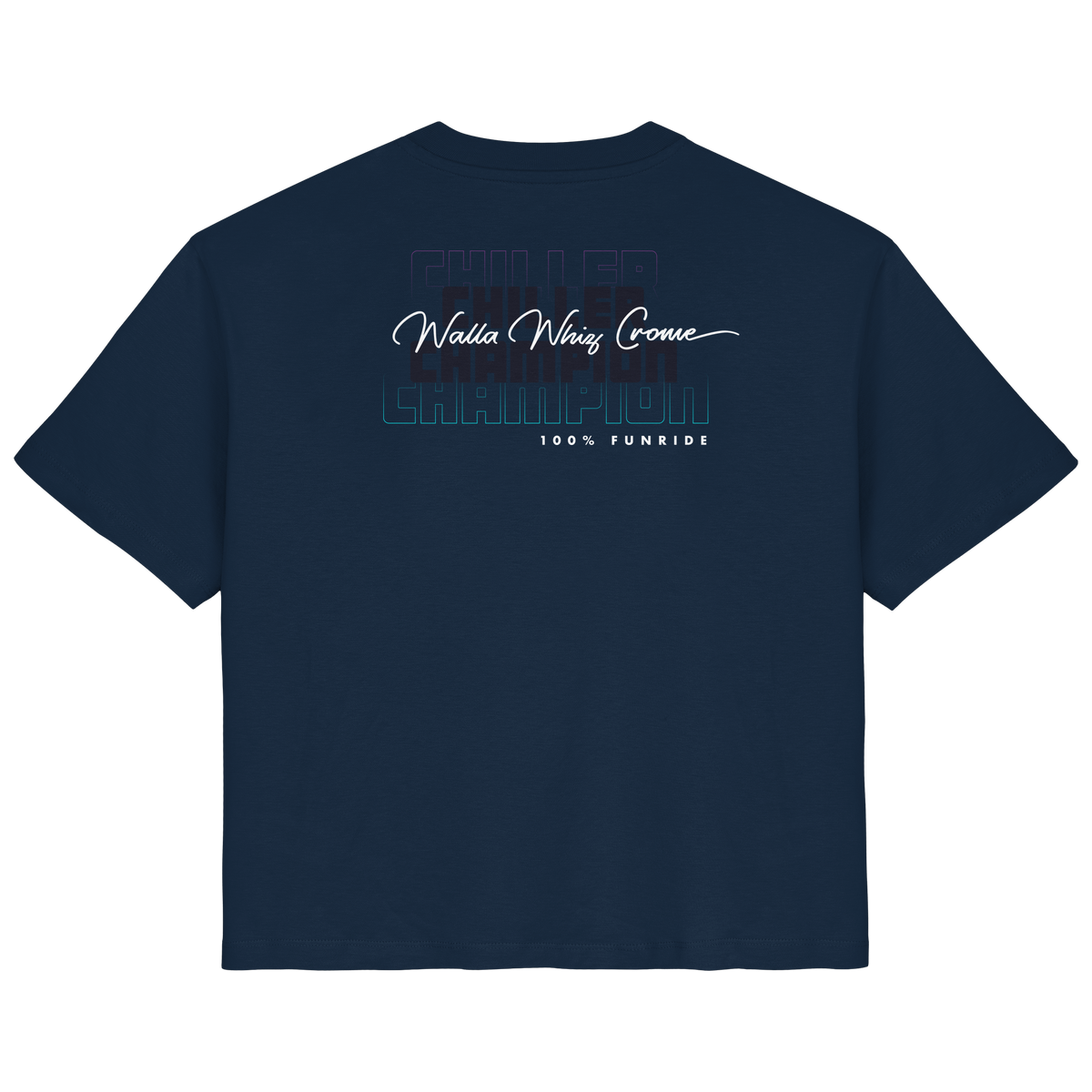 Chiller & Champion, Navy - Ladies Organic Shirt