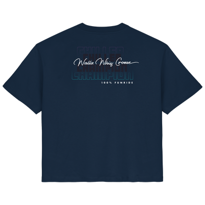 Chiller & Champion, Navy - Ladies Organic Shirt