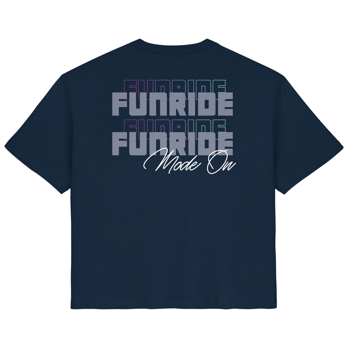 Funride Funride, Navy - Ladies Organic Shirt