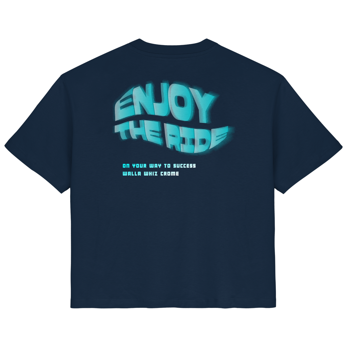 Enjoy the Ride, darkblue - Ladies Organic Shirt