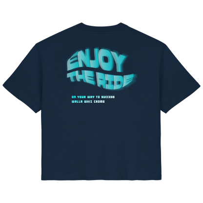 Enjoy the Ride, darkblue - Ladies Organic Shirt