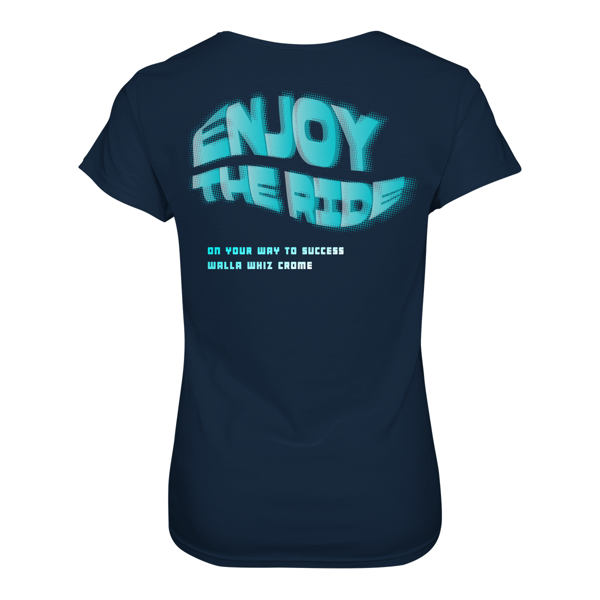 Enjoy the Ride, darkblue - Ladies Organic Shirt
