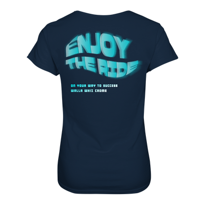 Enjoy the Ride, darkblue - Ladies Organic Shirt