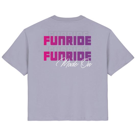 Funride Funride, Purple - Ladies Organic Shirt