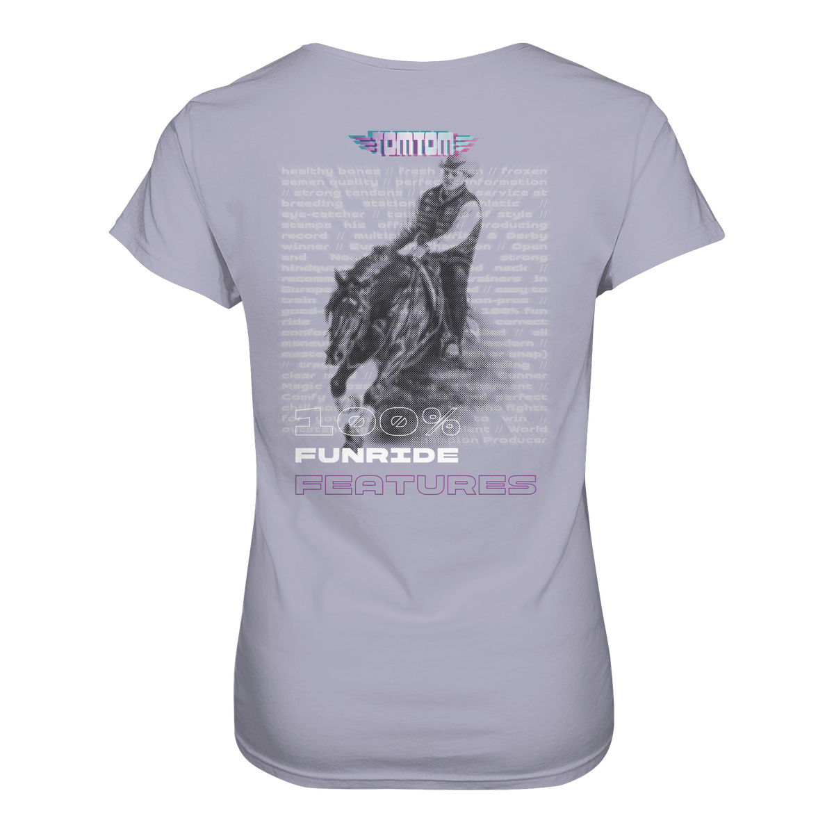 Funride Features Lila - Ladies Organic Shirt