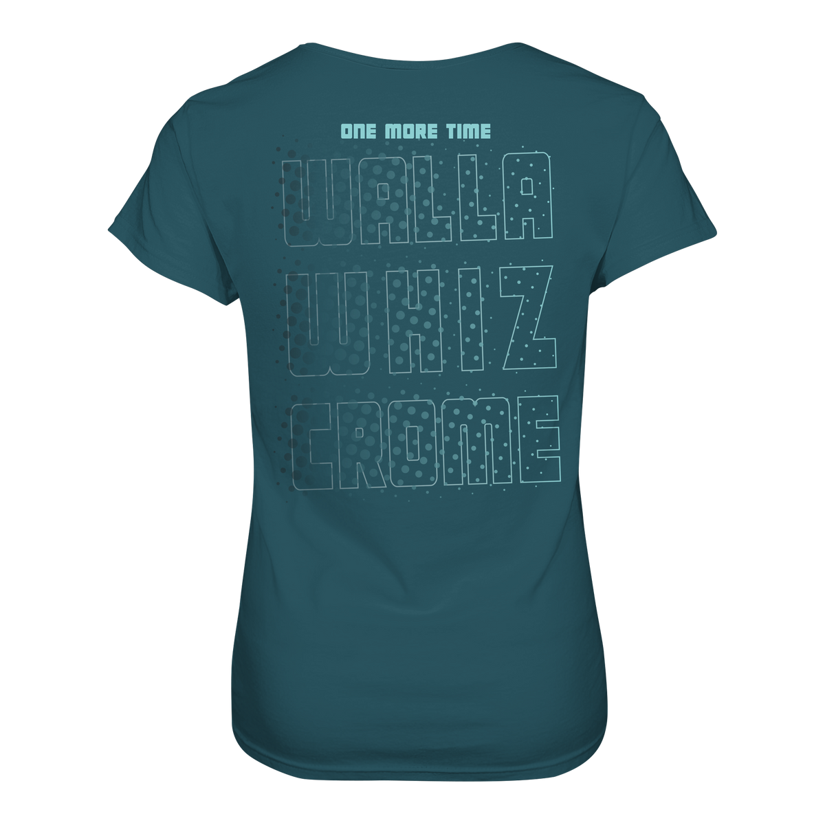 Let's Do It, Dots Petrol - Ladies Organic Shirt