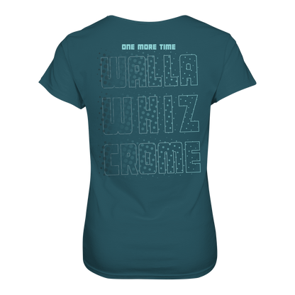 Let's Do It, Dots Petrol - Ladies Organic Shirt