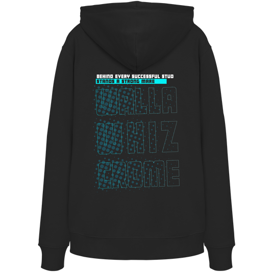 Strong Mare, Black - Organic Hoodie