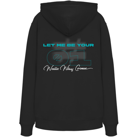 Let Me Be Your #01, Black - Organic Hoodie