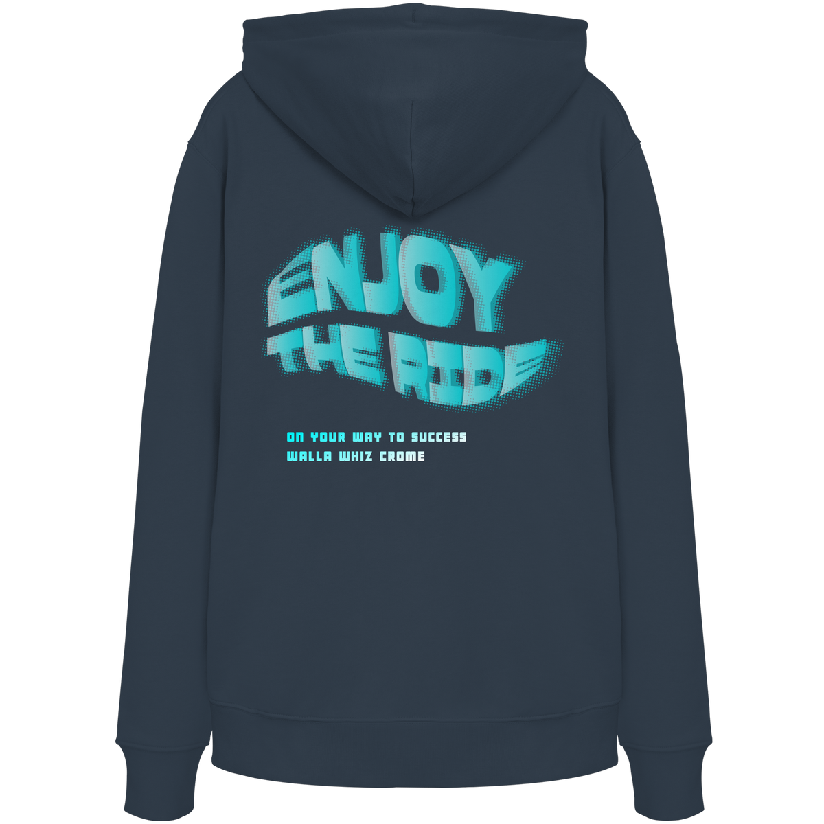 Enjoy The Ride, Navy - Organic Hoodie