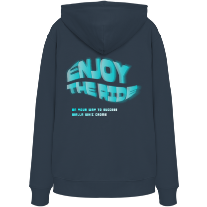 Enjoy The Ride, Navy - Organic Hoodie