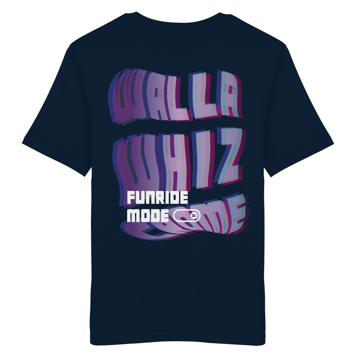Funride Mode On, Navy - Organic Shirt