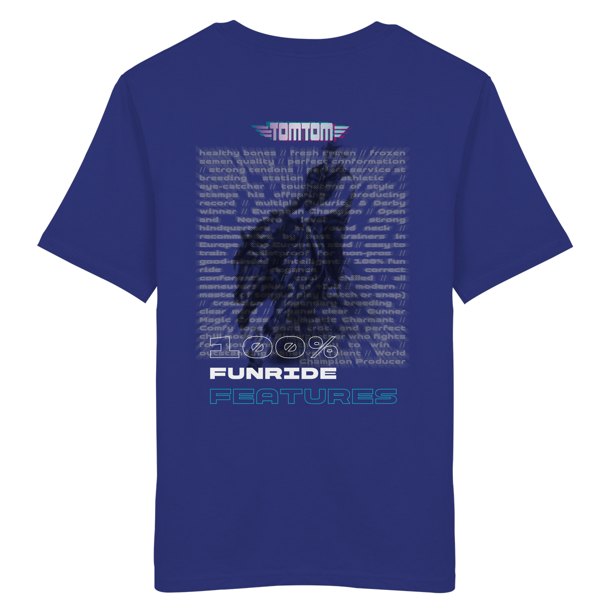 Funride Features Blau - Organic Shirt