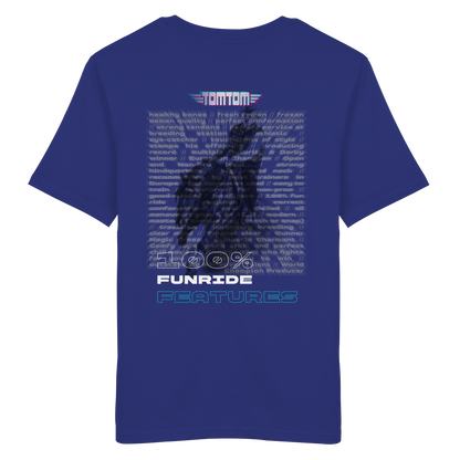 Funride Features Blau - Organic Shirt