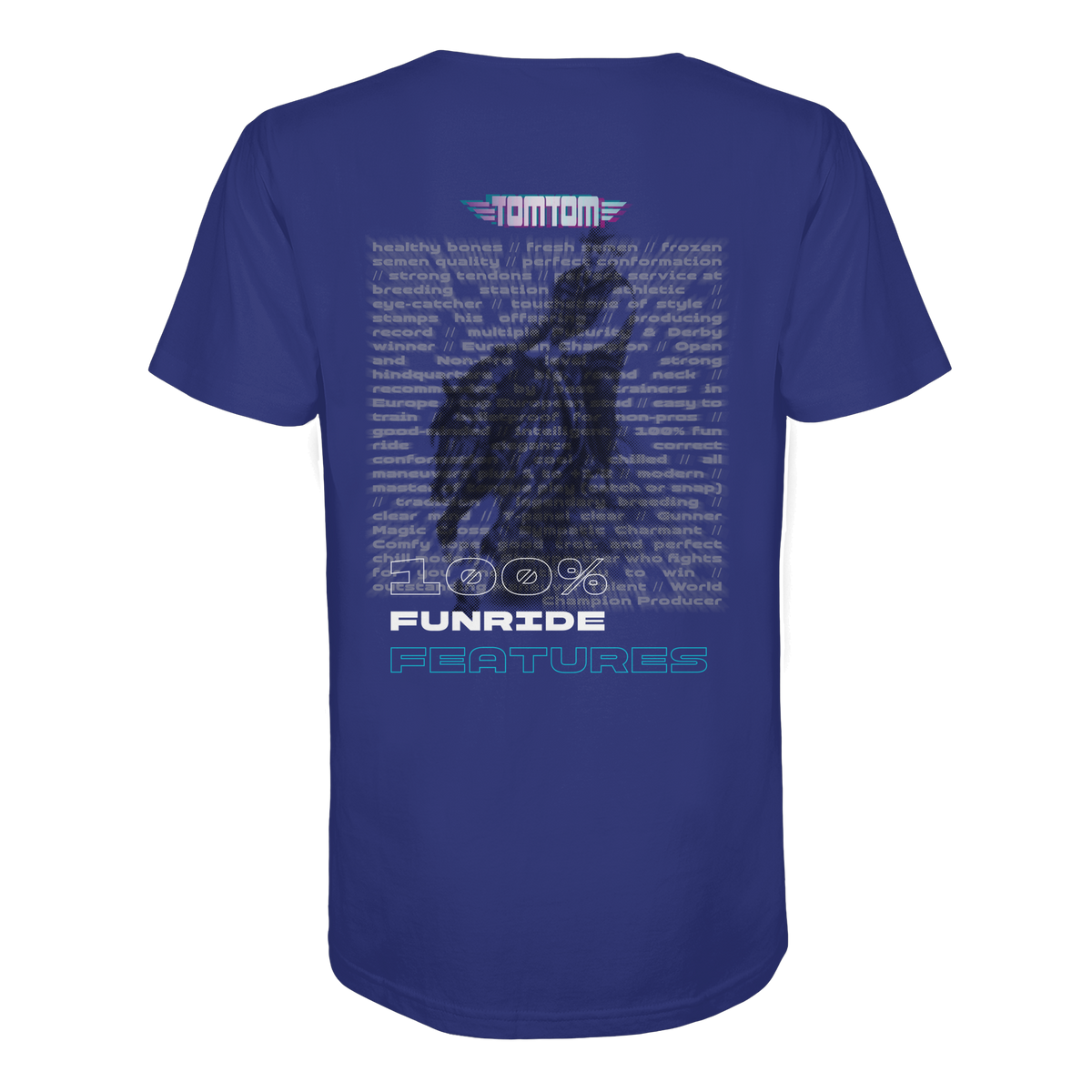 Funride Features Blau - Organic Shirt