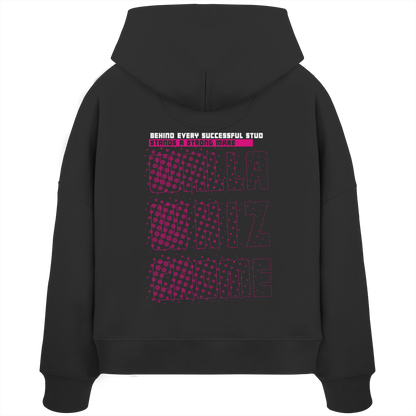Strong Mare Pink - Women's Organic Boxcut Hoodie