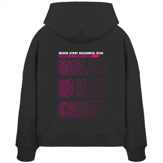 Strong Mare Pink - Women's Organic Boxcut Hoodie