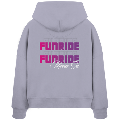 Funride Funride, Purple - Women's Organic Boxcut Hoodie