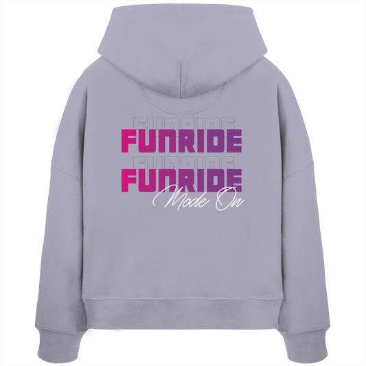 Funride Funride, Purple - Women's Organic Boxcut Hoodie