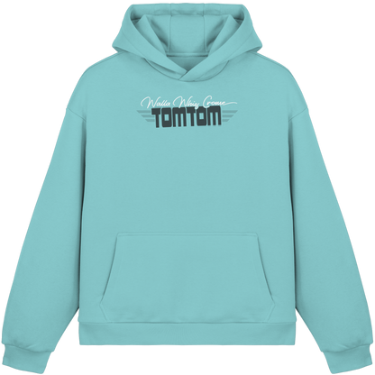 Magic Crossing, Cyan - Fluffy Boxcut Hoodie