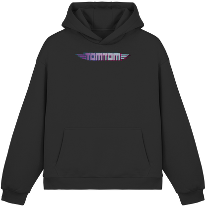 Funride Mode On, Black - Fluffy Boxcut Hoodie