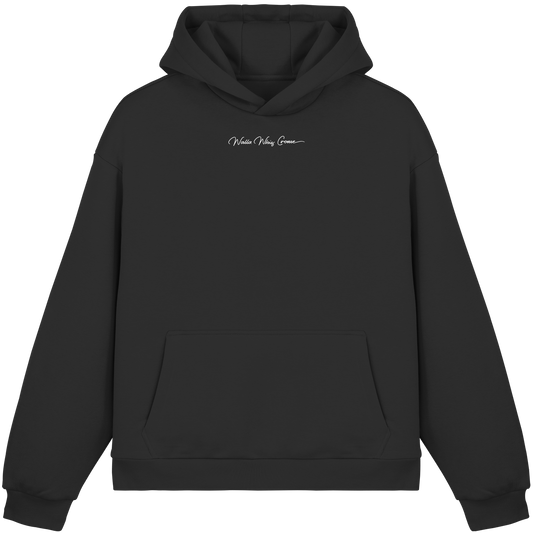 Strong Mare Petrol - Fluffy Boxcut Hoodie
