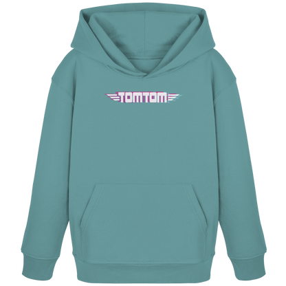 Funride Mode On, Petrol - Kids Organic Hoodie