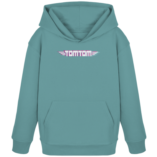 Funride Mode On, Petrol - Kids Organic Hoodie