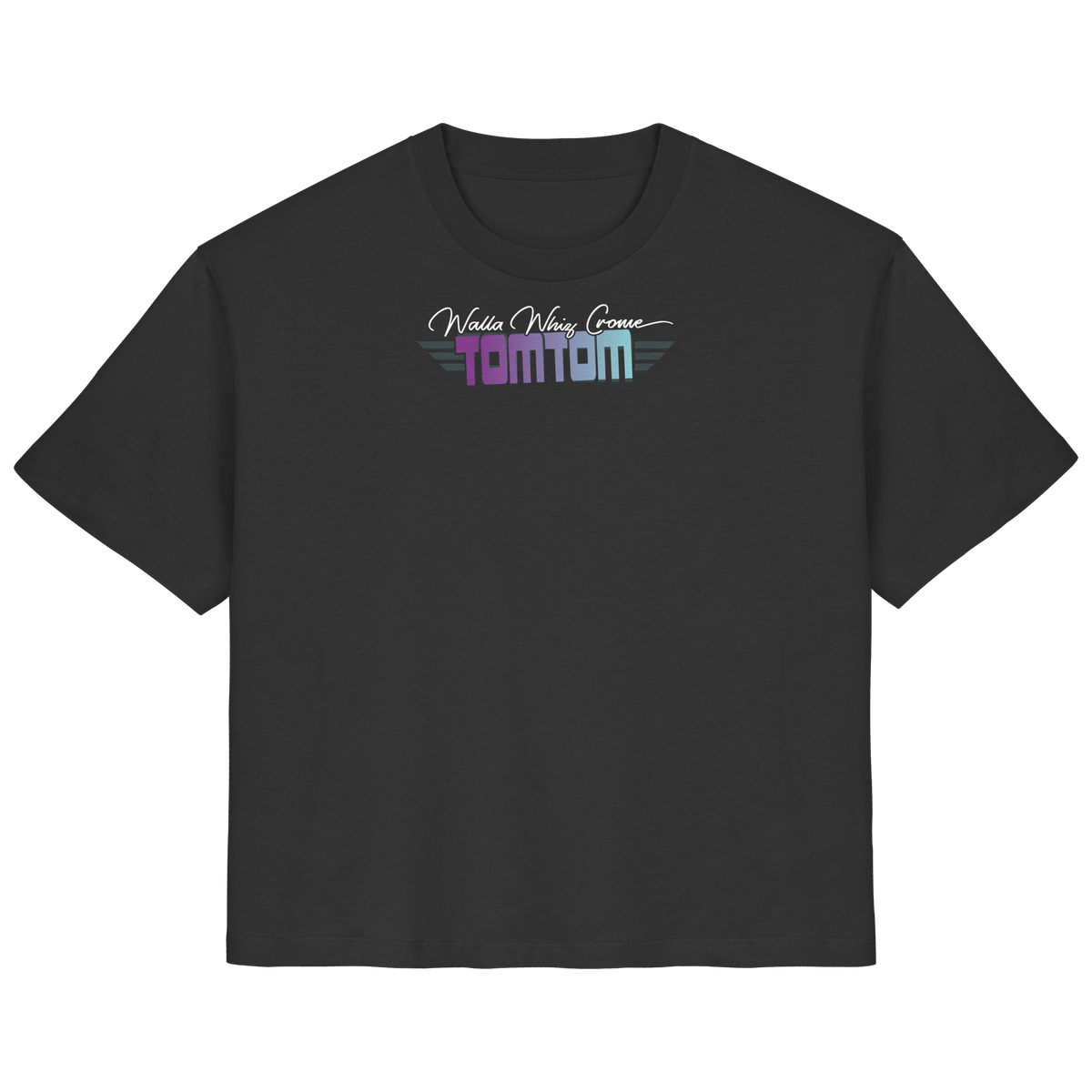 Beware Funrider Crossing, Black - Ladies Organic Shirt
