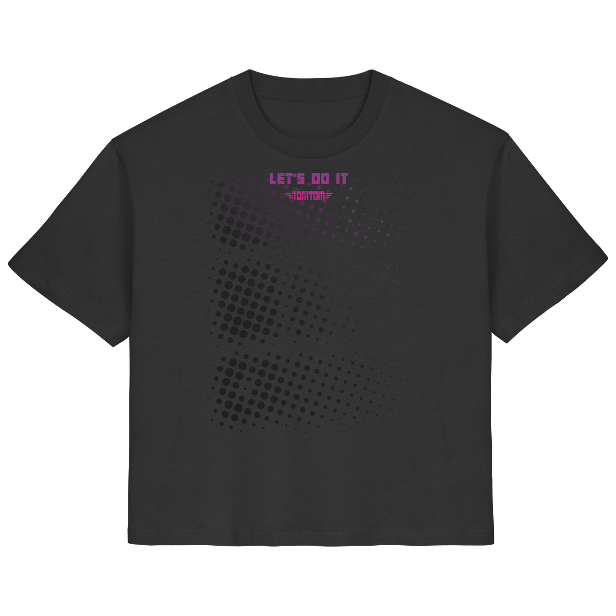 Let's Do It, Dots Pink - Ladies Organic Shirt