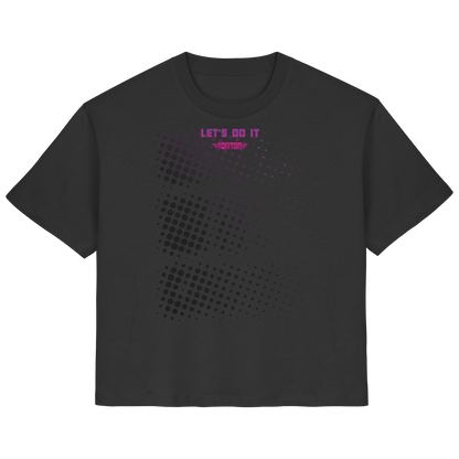 Let's Do It, Dots Pink - Ladies Organic Shirt