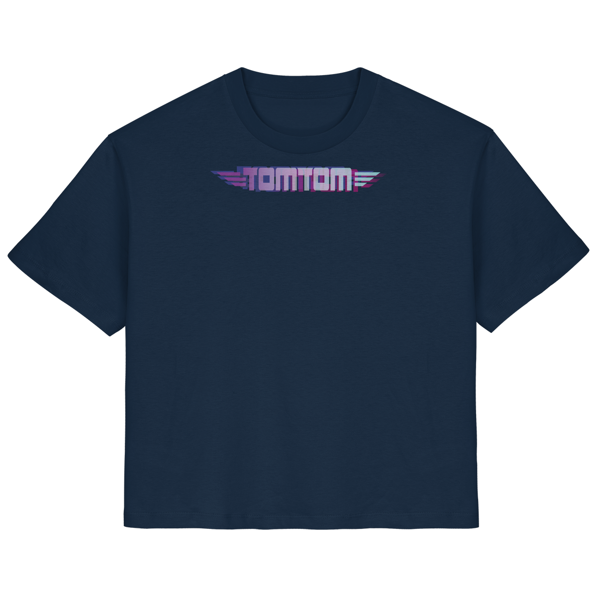 Funride Mode On, Navy - Ladies Organic Shirt