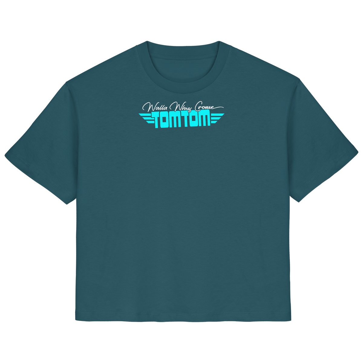 Enjoy the ride, Petrol - Ladies Organic Shirt