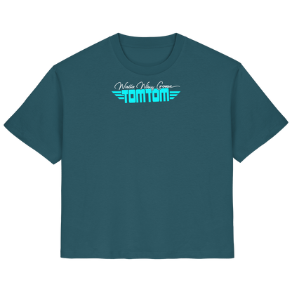 Enjoy the ride, Petrol - Ladies Organic Shirt